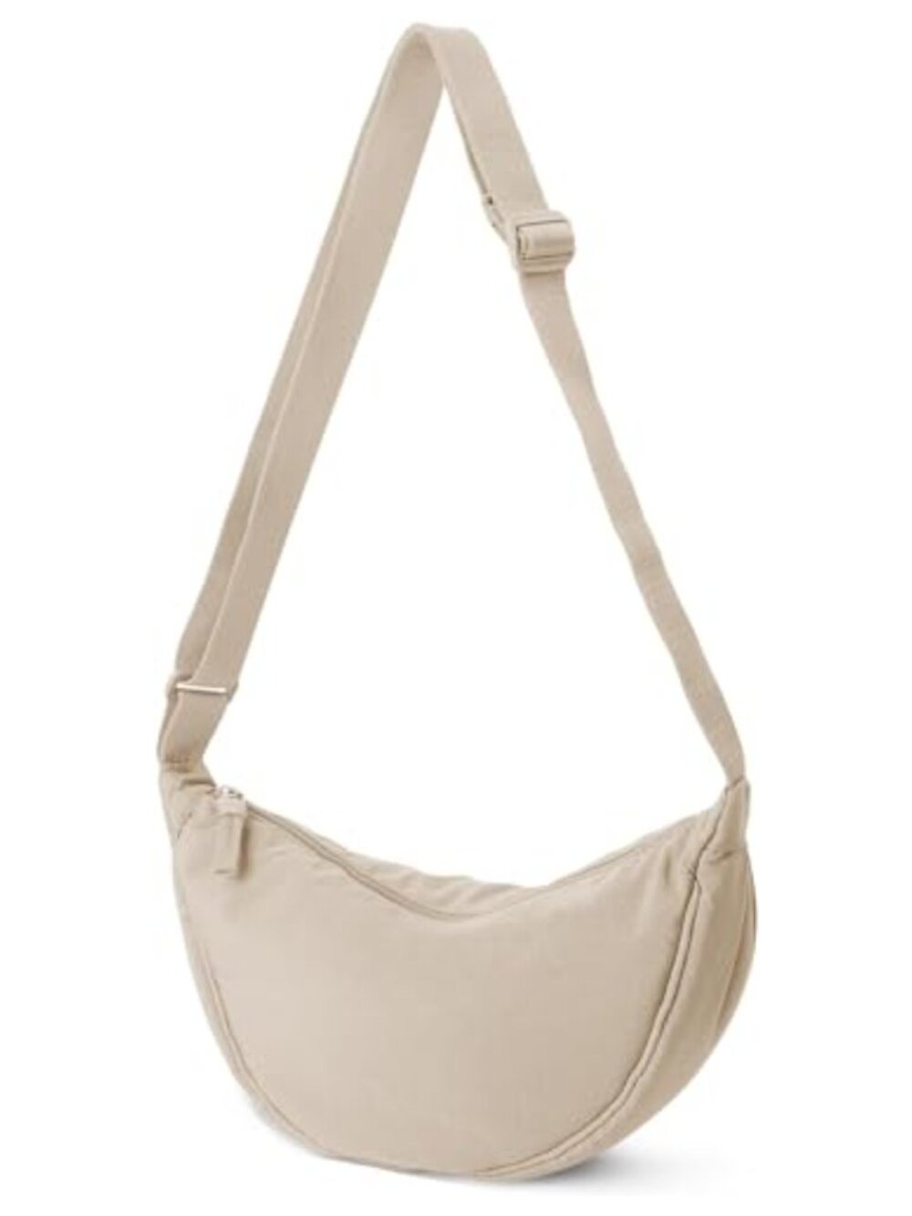 Nylon Crescent Crossbody Bag Small Hobo Sling Shoulder Purse Adjustable Strap